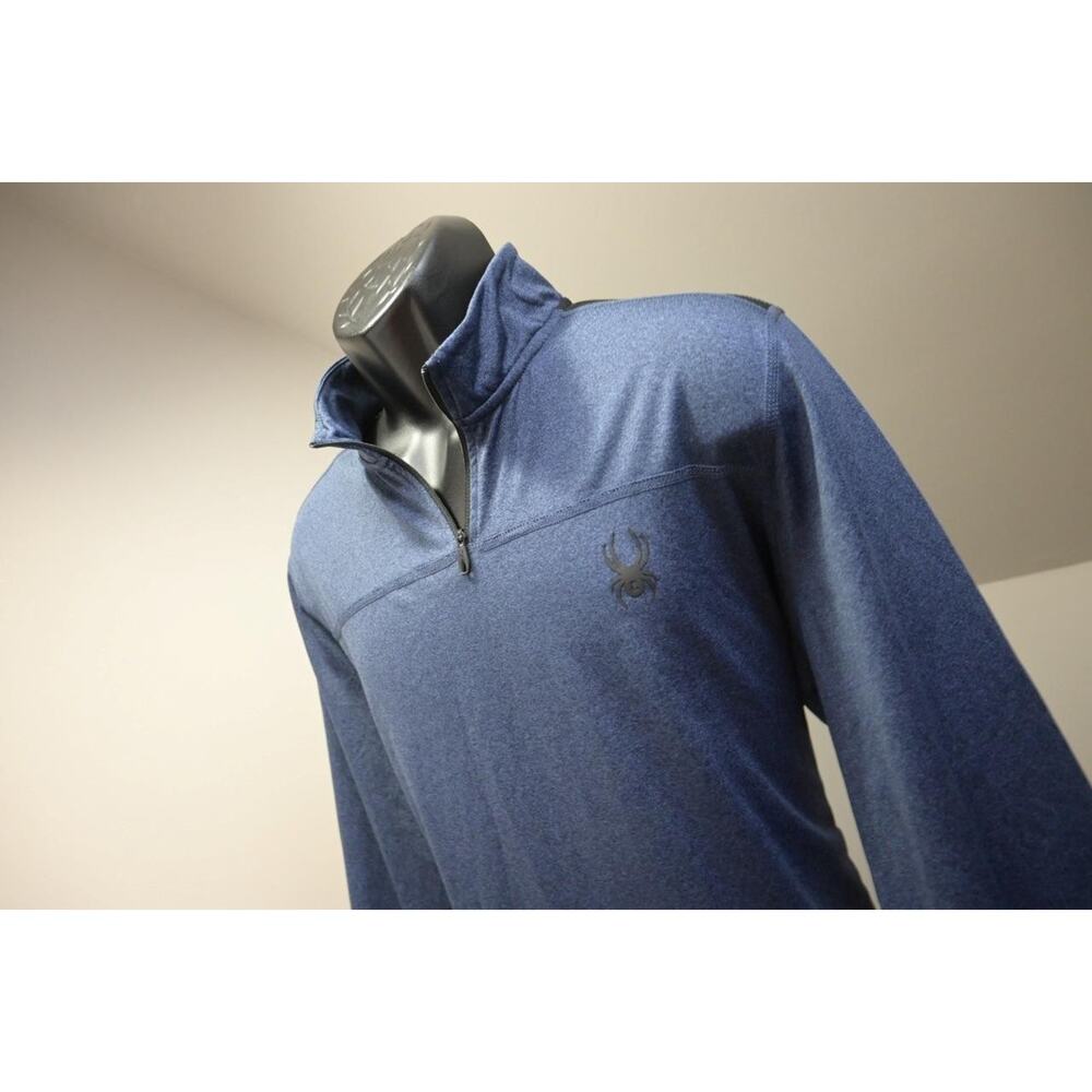 Spyder Fleece Athletic Jacket‎ 1/4 Zip Performance Long Sleeve Mens Size XL